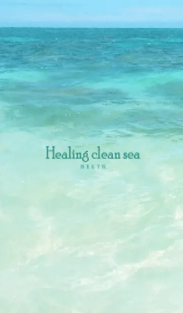 [LINE着せ替え] Healing clean sea 20の画像1