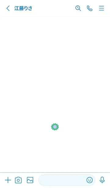 [LINE着せ替え] ミニ フラワー __110の画像2