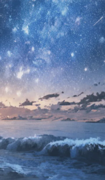 [LINE着せ替え] 銀河の冬空 #MZ36。の画像1