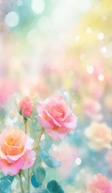 [LINE着せ替え] 薔薇(バラ)の花の着せかえ(R1500)の画像1