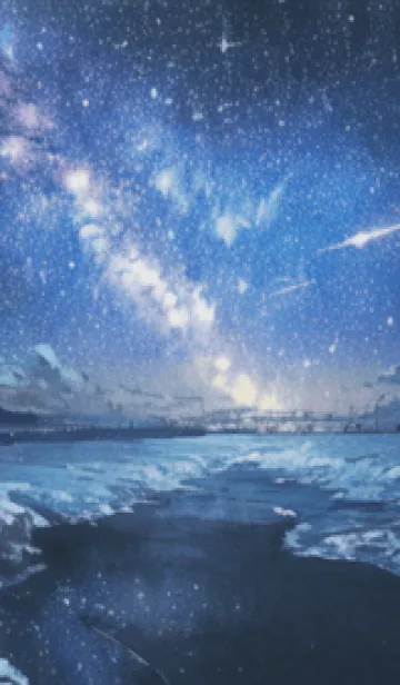 [LINE着せ替え] 銀河の冬空 #MZ34。の画像1