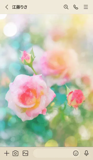 [LINE着せ替え] 薔薇(バラ)の花の着せかえ(R1503)の画像2