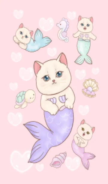 Cat mermaid Mercat 9の着せ替えメイン画像