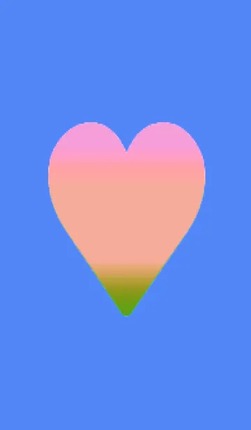 [LINE着せ替え] グラデーション ハート 69の画像1