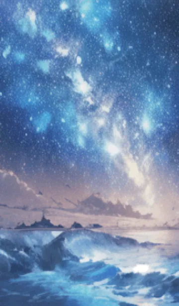 [LINE着せ替え] 銀河の冬空 #MaA22。nの画像1