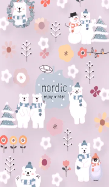 [LINE着せ替え] pinkpurple♡花が舞う11_1の画像1