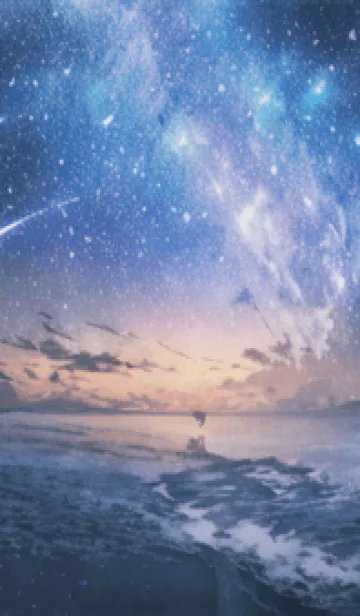 [LINE着せ替え] 銀河の冬空 #MZ318。の画像1