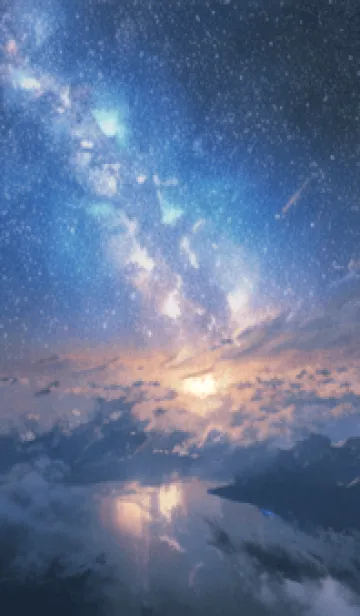 [LINE着せ替え] 銀河の冬空 #MaB24。の画像1