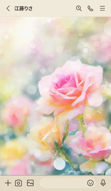 [LINE着せ替え] 薔薇(バラ)の花の着せかえ(R1517)の画像2