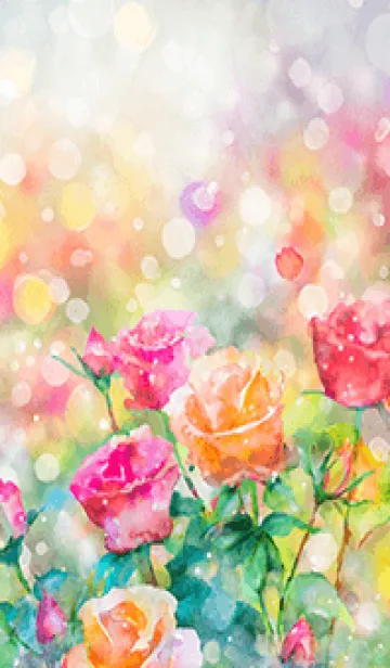 [LINE着せ替え] 薔薇(バラ)の花の着せかえ(R1521)の画像1