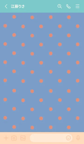 [LINE着せ替え] シンプル ミニ ドット 328の画像2