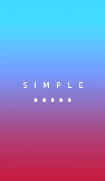 [LINE着せ替え] シンプル ミニドット グラデーション 5の画像1