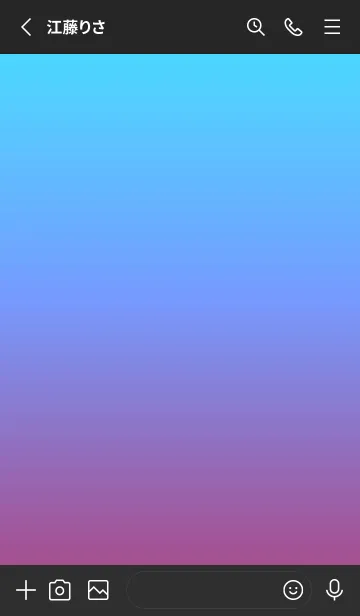 [LINE着せ替え] シンプル ミニドット グラデーション 5の画像2