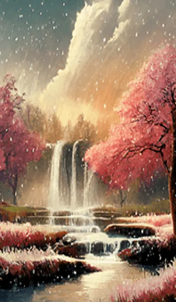 [LINE着せ替え] 優美な冬の風景の着せかえ(Winter-1545)の画像1