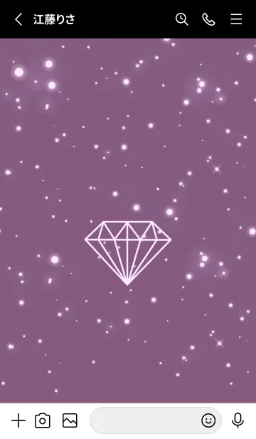 [LINE着せ替え] シャイン ダイヤモンド 70の画像2