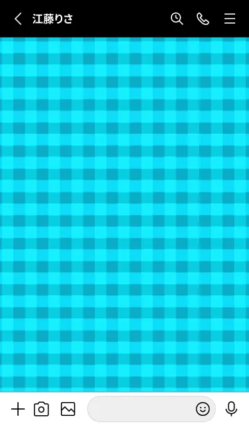 [LINE着せ替え] シンプル チェック 59の画像2