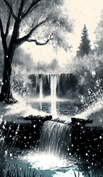 [LINE着せ替え] 優美な冬の風景の着せかえ(Winter-1549)の画像1