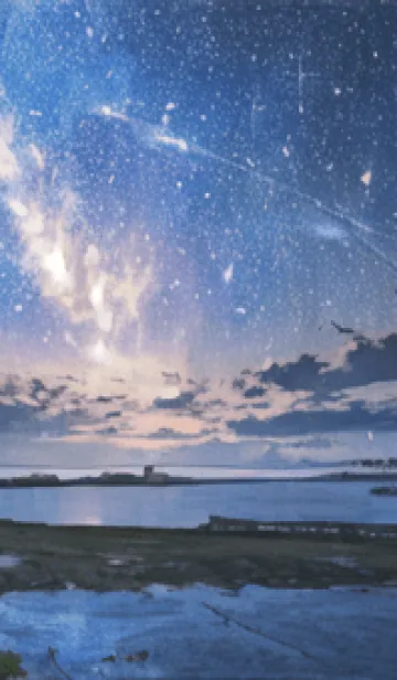[LINE着せ替え] 銀河の冬空 #MaA211。の画像1