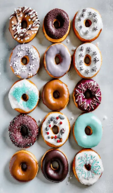 [LINE着せ替え] Kawaii donuts 3の画像1