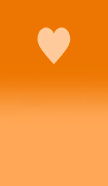 [LINE着せ替え] Pale Orange & Deep Orange V6 (JP)の画像1