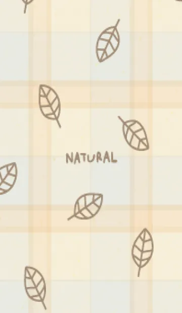 [LINE着せ替え] 葉っぱ 茶色3の画像1