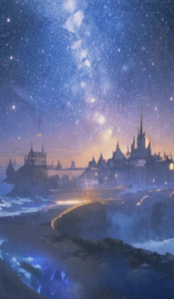 [LINE着せ替え] 銀河の冬空 #MaB114。の画像1