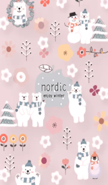 [LINE着せ替え] pink♡花が舞う10_1の画像1