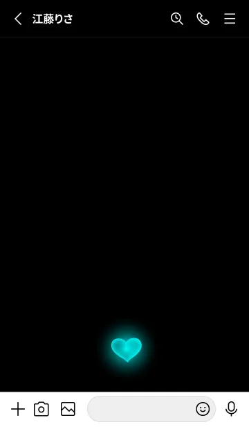 [LINE着せ替え] BLACK-HEART LIGHT 29の画像2