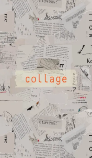 [LINE着せ替え] collage art 44の画像1