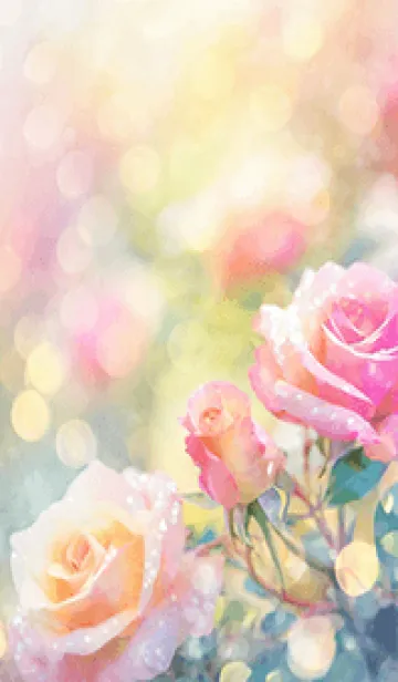 [LINE着せ替え] 薔薇(バラ)の花の着せかえ(R1543)の画像1