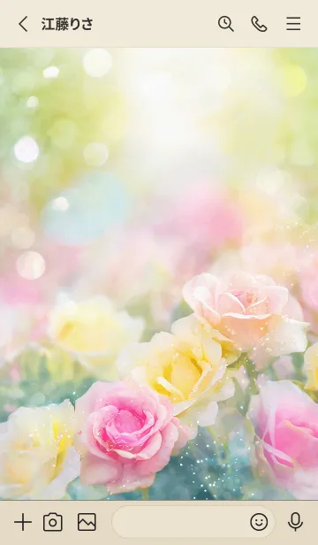 [LINE着せ替え] 薔薇(バラ)の花の着せかえ(R1542)の画像2