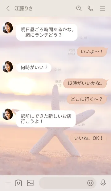 [LINE着せ替え] BeachStar 35の画像3