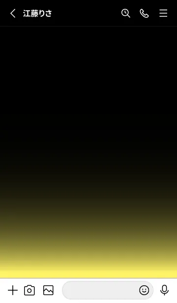 [LINE着せ替え] BLACK-SIMPLE LIGHT ICON GRADATION 29の画像2