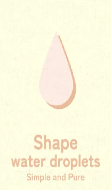 [LINE着せ替え] 水滴のきせかえ ディープベビーピンクの画像1