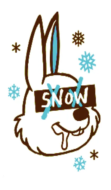 [LINE着せ替え] スノーラビット .40の画像1