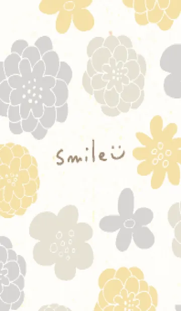 [LINE着せ替え] 大人 北欧風 お花15の画像1