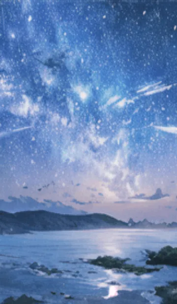 [LINE着せ替え] 銀河の冬空 #MaB117。の画像1