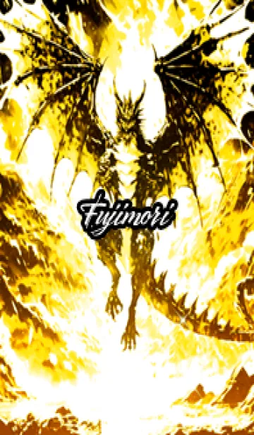 [LINE着せ替え] ふじもりの金運上昇♪金龍着せかえの画像1