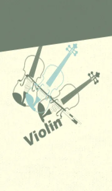 [LINE着せ替え] Violin 3カラー ペールアクアの画像1