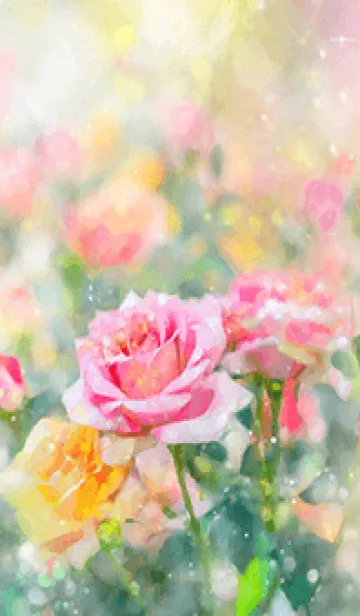 薔薇(バラ)の花の着せかえ(R1562)の着せ替えメイン画像