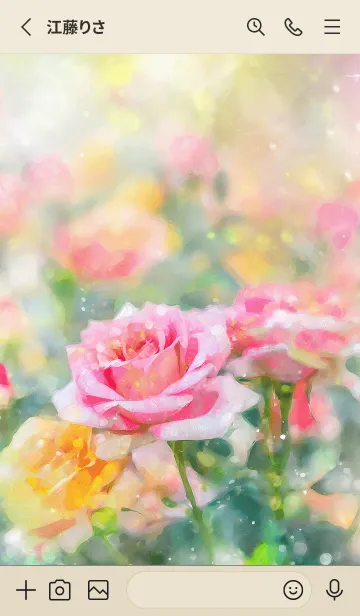 [LINE着せ替え] 薔薇(バラ)の花の着せかえ(R1562)の画像2