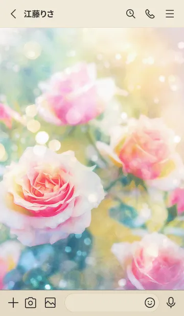 [LINE着せ替え] 薔薇(バラ)の花の着せかえ(R1567)の画像2