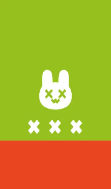 [LINE着せ替え] 地雷うさぎ(red17)の画像1