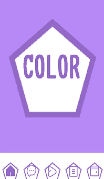 [LINE着せ替え] purple color I46の画像1