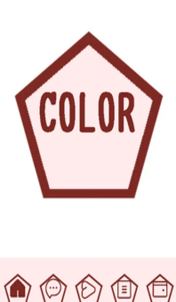 [LINE着せ替え] red color I48の画像1