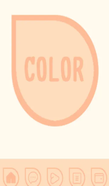 [LINE着せ替え] beige color J49の画像1