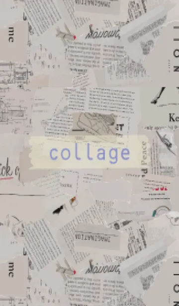 [LINE着せ替え] collage art 45の画像1