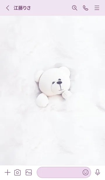 [LINE着せ替え] violet♡お布団大好き04_1の画像2