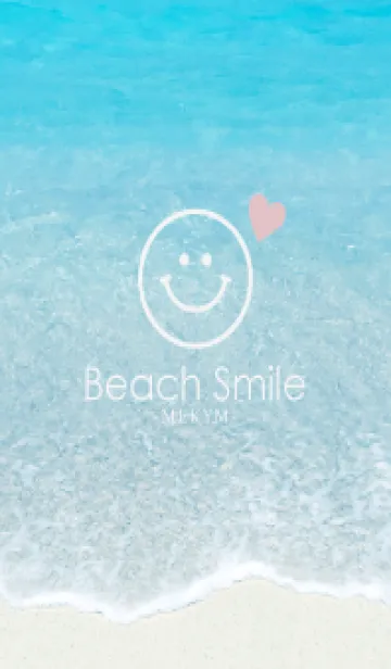 [LINE着せ替え] Beach Smile -HEART- 20の画像1