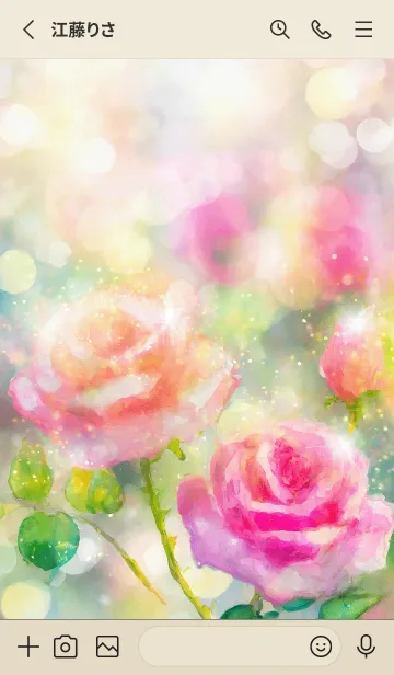 [LINE着せ替え] 薔薇(バラ)の花の着せかえ(R1576)の画像2